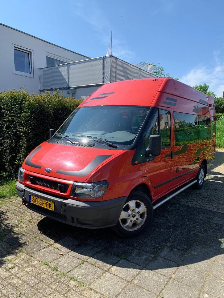 Ford Trans Tourn 2,4TDdi ECHTE 25.600! km Autom. APK dec '26, Caravans en Kamperen, Campers, Particulier, tot en met 2, Buscamper of Camperbus