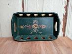 Hindeloopen houten rechthoekig dienblad tray bloemen, Ophalen of Verzenden
