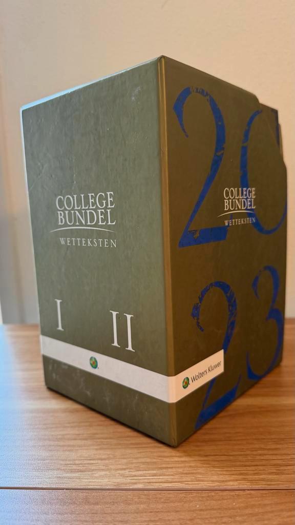 Collegebundel Wetsteksten 2022 2023 2024, Boeken, Studieboeken en Cursussen, Zo goed als nieuw, HBO, Alpha, Ophalen