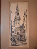 Ets Leiden - Pieterskerk van Jan Sirks, Ophalen of Verzenden