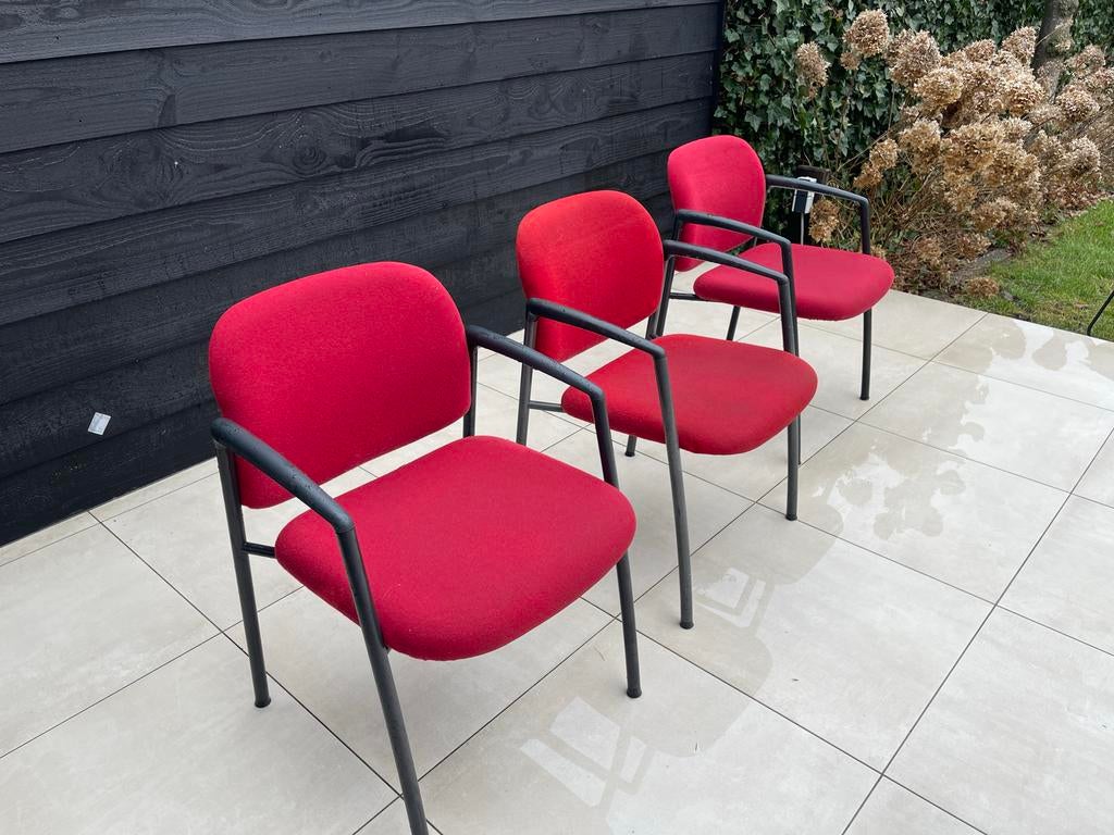 Ahrend 320 Stoelen - 9 stuks - Perfecte Staat, Ophalen, Zo goed als nieuw, Stof, Vijf, Zes of meer stoelen