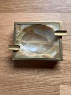 Vintage onyx asbak, Ophalen of Verzenden