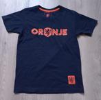 KNVB Oranje t-shirt donkerblauw maat 134/140, KNVB, Ophalen of Verzenden, Zo goed als nieuw, Shirt of Longsleeve