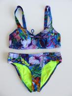 Cyell prothese bikini blauwe hibiscus maat 38B en 38, Kleding | Dames, Badmode en Zwemkleding, Zo goed als nieuw, Cyell, Bikini