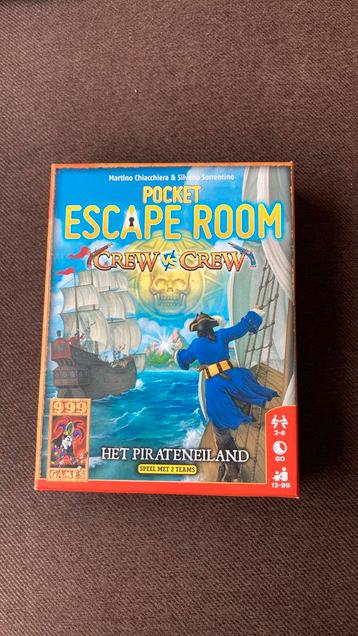 Pocket escape room crew versus crew beschikbaar voor biedingen