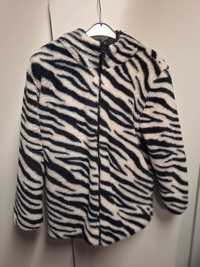 Mooie zebra winterjas, Ophalen of Verzenden, Zo goed als nieuw, Meisje, Jas