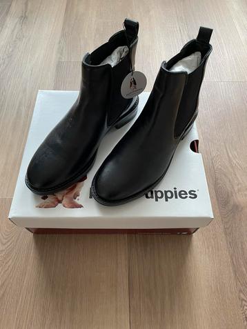 Nieuw!! Zwarte leren dameslaarzen Hush Puppies, maat 37 beschikbaar voor biedingen
