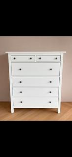Witte Hemnes ladekast met 6 laden, Huis en Inrichting, Kasten | Ladekasten, Gebruikt, 100 tot 150 cm, 5 laden of meer, 100 tot 150 cm