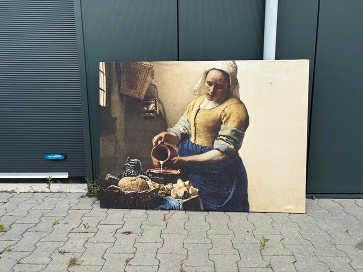 Schilderij Het Melkmeisje - Klassieke Kunst, Antiek en Kunst, Kunst | Schilderijen | Klassiek, Ophalen