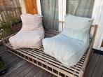 2 grote comfortabele zitzakken, Tuin en Terras, Ophalen, Gebruikt, Overige materialen