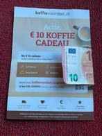 Koffievoordeel online 10 euro kortingsbon, Eén persoon, Kortingsbon, Warenhuis- of Winkelbon