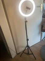Selfie ring light, verschil.  sterktes en wit en geel licht, Ophalen of Verzenden, Zo goed als nieuw, Overige typen