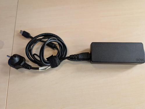Originele oplaadkabel voor Lenovo laptops - 90W - Square pin, Computers en Software, Laptop-opladers, Zo goed als nieuw, Ophalen of Verzenden