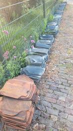 Oude holle dakpannen, Ophalen, Gebruikt, Steen of Klei, Blauw