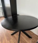 Mango Hout Ronde Tafel 120 cm, Ophalen, Gebruikt, 100 tot 150 cm, Rond