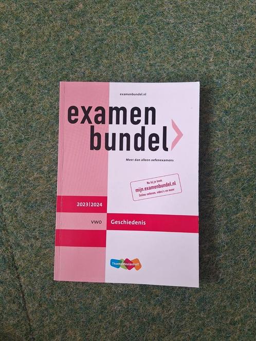VWO geschiedenis examenbundel, Boeken, Schoolboeken, Zo goed als nieuw, Geschiedenis, VWO, Ophalen of Verzenden