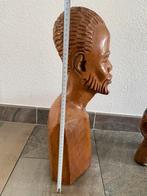 Afrikaanse man houtsnijwerk, Ophalen of Verzenden