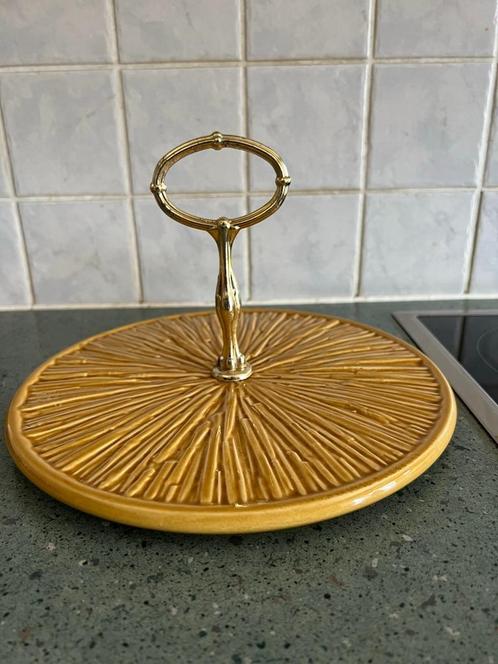 Vintage koekjesschaal/ kaas plateau, Boch, Huis en Inrichting, Keuken | Servies, Gebruikt, Schaal of Schalen, Overige stijlen