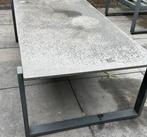 Tuintafel Salontafel met Aluminium Frame, Tuin en Terras, Ophalen, Gebruikt, Rechthoekig, Overige materialen