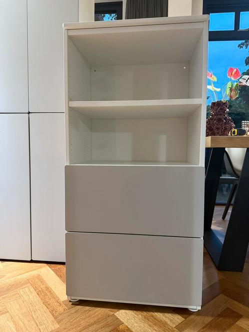 IKEA SMÅSTAD / PLATSA kast, wit/grijs, 60x42x123 cm, Huis en Inrichting, Kasten | Boekenkasten, Zo goed als nieuw, 50 tot 100 cm