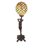 Tiffany lamp Jugendstil Dame 51cmH, Huis en Inrichting, Lampen | Tafellampen, Nieuw, Glas, Ophalen of Verzenden, 50 tot 75 cm