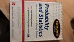Probability and Statistics - Schaum's Outlines, Gelezen, Murray R. Spiegel, John Schiller, R. Alu Srinivasan, Beta, HBO