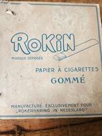 Rokin sigaretten  vloeipapier, doos 1949 Rokin, Ophalen, Gebruikt