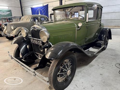 Ford MODEL A Coupe  - ONLINE AUCTION, Auto's, Oldtimers, Bedrijf, Ford, Benzine, Handgeschakeld, Origineel Nederlands, Groen