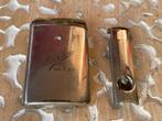 Antiek art-deco luciferhouder met sigare(tte)n-knipper, Ophalen of Verzenden