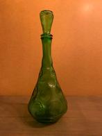 Vintage kristallen wijnkaraf, 'Empoli Genic bottle', Italië, Ophalen of Verzenden