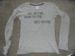 Leuk, grijs T-shirt van Abercrombie & Fitch, maat S, Grijs, Ophalen of Verzenden, Lange mouw, Zo goed als nieuw
