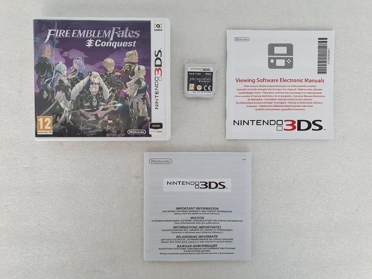 Nintendo 3DS: Fire Emblem Fates - Conquest, Spelcomputers en Games, Games | Nintendo 2DS en 3DS, Zo goed als nieuw, Role Playing Game (Rpg)