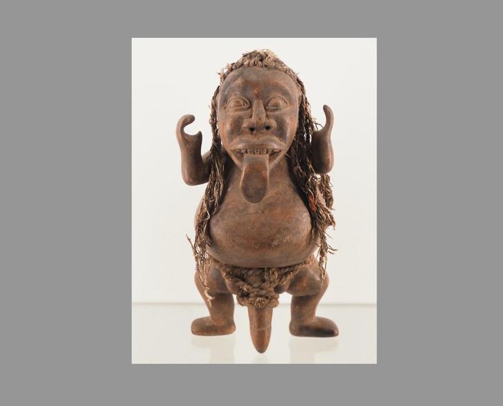Bamileke fetish beeld Congo Nr.1 (251023-03), Antiek en Kunst, Kunst | Niet-Westerse kunst, Ophalen of Verzenden