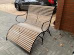 Tuinbank - hardhout - ligbank - of zitbank zonder voetstuk, Tuin en Terras, Ophalen, Zo goed als nieuw, Hout