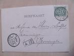 Uithuizermeden 1900 van: H. klugkist aan Kamminga Groningen, Ophalen of Verzenden, Briefkaart