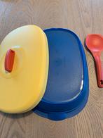 Tupperware serveerschaal met deksel en lepel, Ophalen of Verzenden, Gebruikt