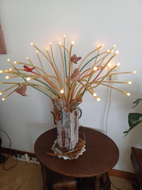 lamp in bijzondere uitvoering met apart lichteffect sàvonds, Huis en Inrichting, Lampen | Hanglampen, Gebruikt, 50 tot 75 cm, Hout
