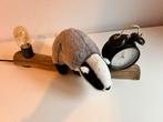 Kinderkamerlamp Das, bosdieren, boskamer lamp, Ophalen of Verzenden, Zo goed als nieuw, Lamp