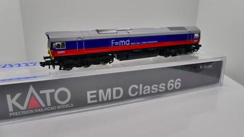 Kato dieselloc Class 66 F=MD HHPI Rail ovp 10812 N spoor, Hobby en Vrije tijd, Modeltreinen | N-Spoor, Zo goed als nieuw, Locomotief
