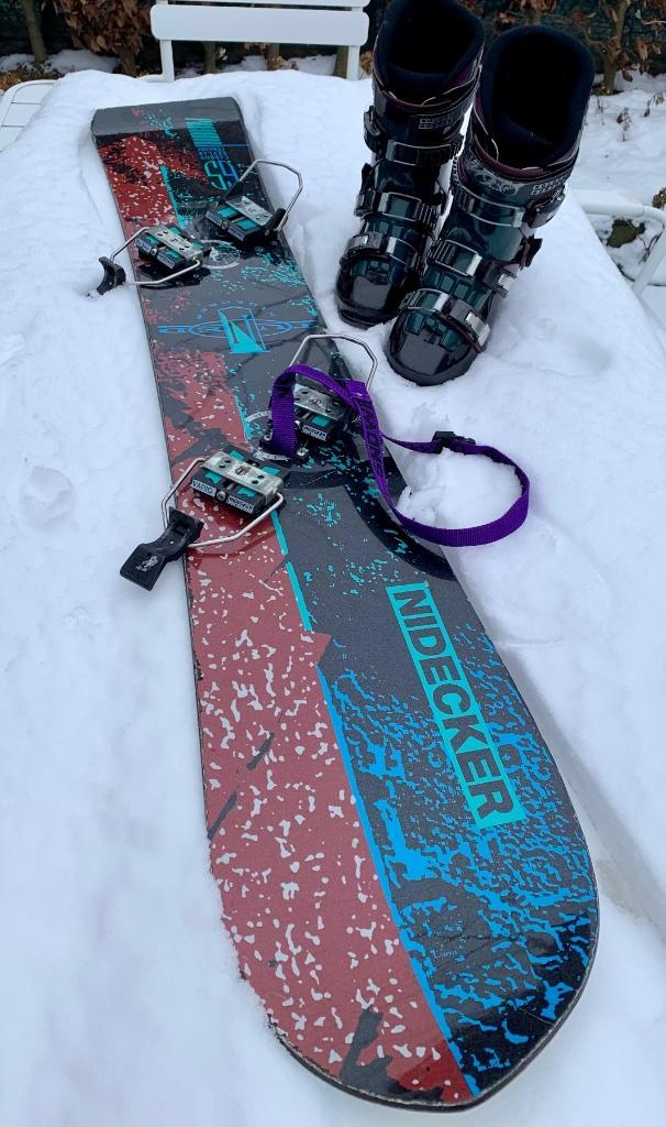 Nidecker Predator board + SnowPro binding + Burton schoenen, Sport en Fitness, Snowboarden, Gebruikt, Board, Ophalen of Verzenden