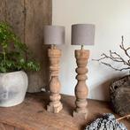 Gave set Balusterlampen Aura Peeperkorn Trapbaluster Sober, Hout, 50 tot 75 cm, Frieda Dorresteijn, Hoffz, Aura Peeperkorn, Sober, Landelijk