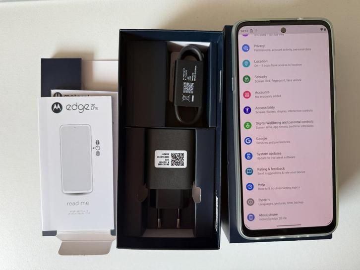 Motorola Edge 20 Lite, Telecommunicatie, Mobiele telefoons | Motorola, Nieuw, Zonder abonnement, Zonder simlock, Touchscreen, 6 megapixel of meer