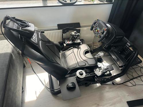 Complete instapklare Racing/Flight sim rig, Spelcomputers en Games, Spelcomputers | Overige, Gebruikt, Ophalen