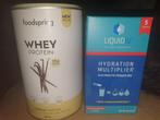 Whey Protein Sportdrank en Vanille shake Foodspring, Ophalen of Verzenden, Nieuw, Poeder of Drank
