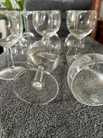 9 Kleine Bol Wijnglazen laatste kans dan glasbak, Glas of Glazen, Gebruikt, Ophalen of Verzenden, Glas