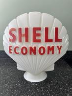 Extreem zeldzame SHELL ECONOMY globe voor een benzine pomp., Verzamelen, Merken en Reclamevoorwerpen, Ophalen of Verzenden, Gebruikt