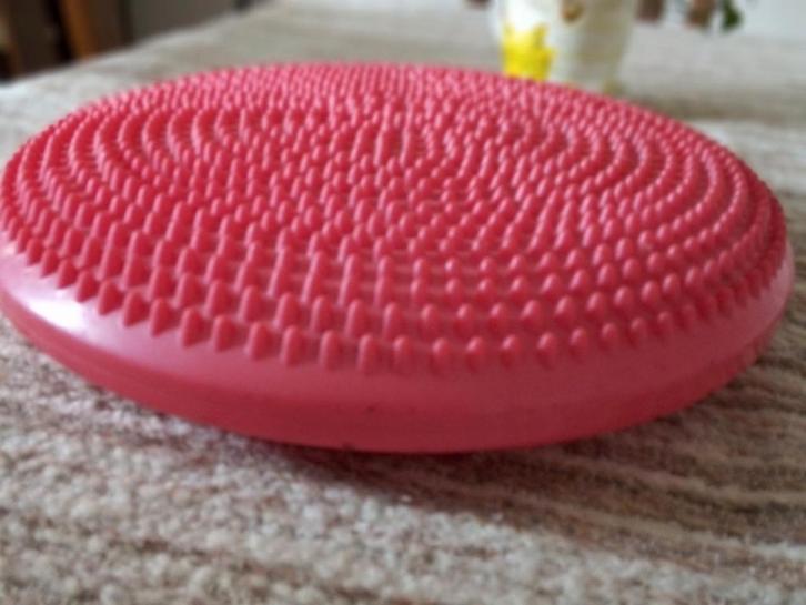 Balans kussen - Wiebel kussen en Weerstandsbanden., Sport en Fitness, Fitnessmaterialen, Zo goed als nieuw, Balansbord, Ophalen of Verzenden