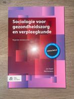 Leerboek Sociologie voor gezondheidszorg en verpleegkunde, Boeken, Studieboeken en Cursussen, Nieuw, Ophalen of Verzenden, HBO