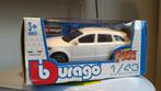 Bburago Audi Q7 SUV MK1 2005 2015 Metallic white 1:43 nieuw, Ophalen of Verzenden, Nieuw, Auto, Overige merken