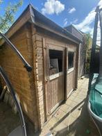 Houten tuinhuis / blokhut van Fonteyn 1 jr oud i goede staat, Ophalen, 200 tot 400 cm, Blokhut, Zo goed als nieuw